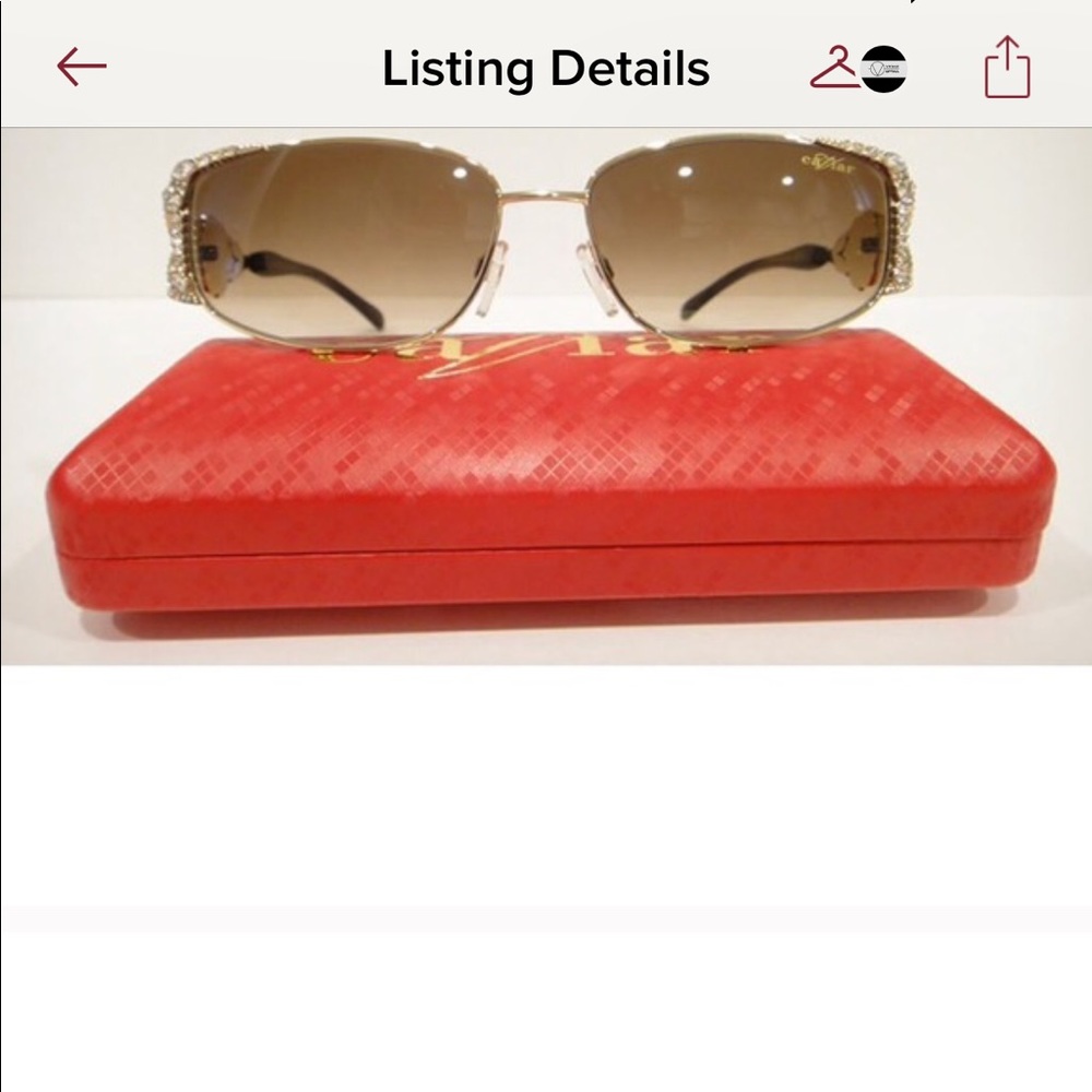 Caviar 5597 Sunglasses gold (C21) crystal stones